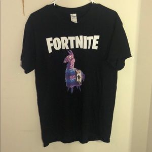 Fortnite Llama Short Sleeve Black T Shirt